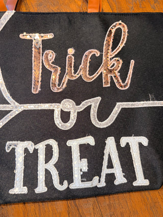 Halloween Tote Bag, Sequin Design