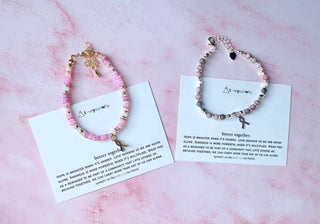 Hope Breast Cancer Ribbon bracelet