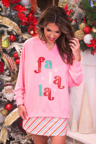 PREORDER- Fa La La French Terry Pullover