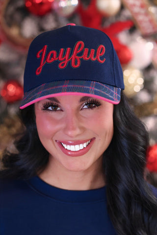 PREORDER- Joyful Plaid Hat