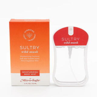 Sultry (wild musk) Moisturizing Body Mist- Mixologie