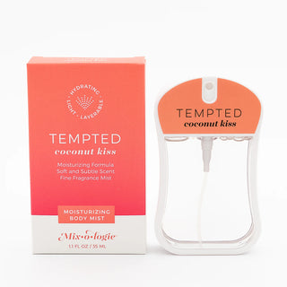 Tempted (coconut kiss) Moisturizing Body Mist- Mixologie