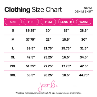 PREORDER- Nova Denim Skirt- Dark Leopard