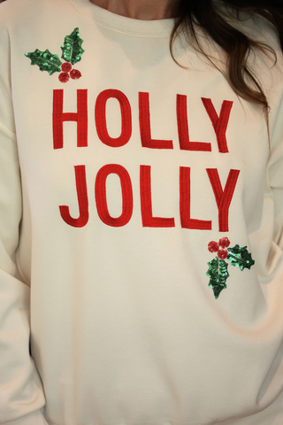 PREORDER- Holly Jolly Holiday Luxe Pullover