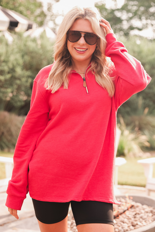 Miley Quarter Zip Pullover