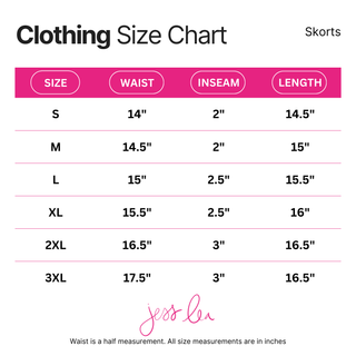 PREORDER- Solid Blue Skort