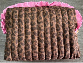 PREORDER- Coco Leopard Ruffle Bag