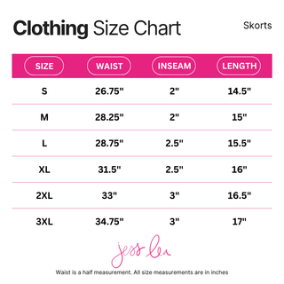 PREORDER- Chocolate Gingham Skort