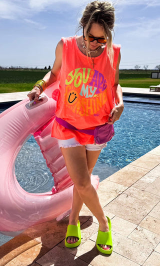 You are my sunshine tank top