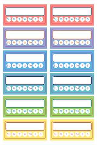 Essentials Habit Tracker Planner Stickers