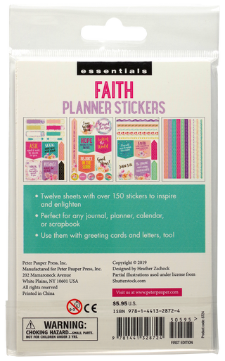 Essentials Faith Planner Stickers