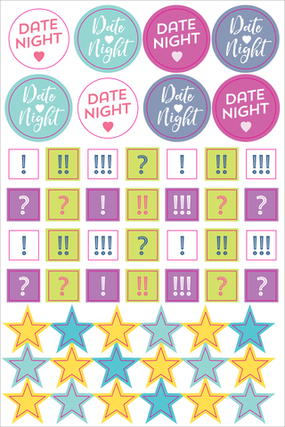 Essentials Weekly Planner Stickers