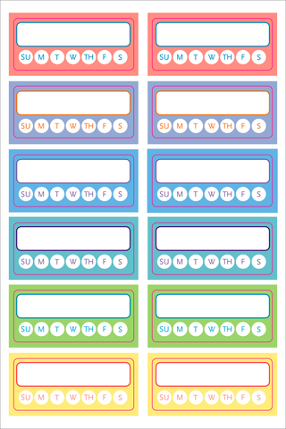 Essentials Habit Tracker Planner Stickers