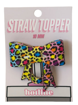 Large Bow Straw Topper