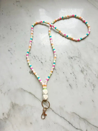 Popsicle Fully Beaded Lanyard