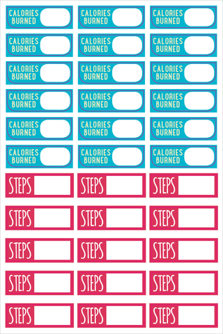 Essentials Health & Fitness Planner Stickers