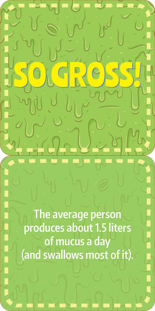 Gross Facts Lunch Box Notes for Kids!