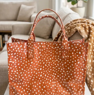 Fawntastic Deer Vinyl Tote Bag