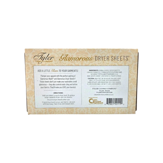 Diva Glamorous Dryer Sheets- Tyler Candle Co.