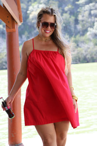 Blakely Dockside Darling Dress, Red