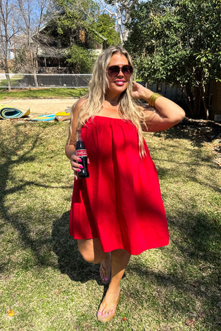 Blakely Dockside Darling Dress, Red