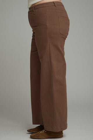Entro Cropped Pants, Brown