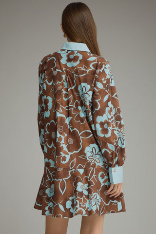 Entro Chocolate & Blue dress