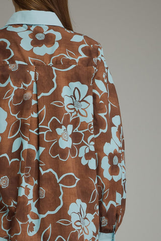Entro Chocolate & Blue dress