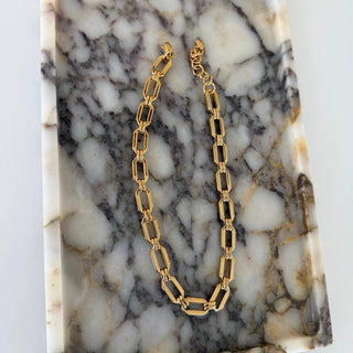 Gianna Necklace by Chansuttpearls, gold