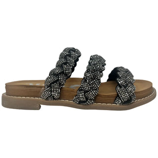 Very G Stacia Black Bling Sandal